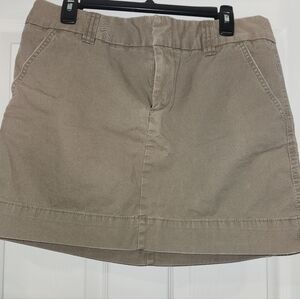 Gap Chino Tan Mini Skirt